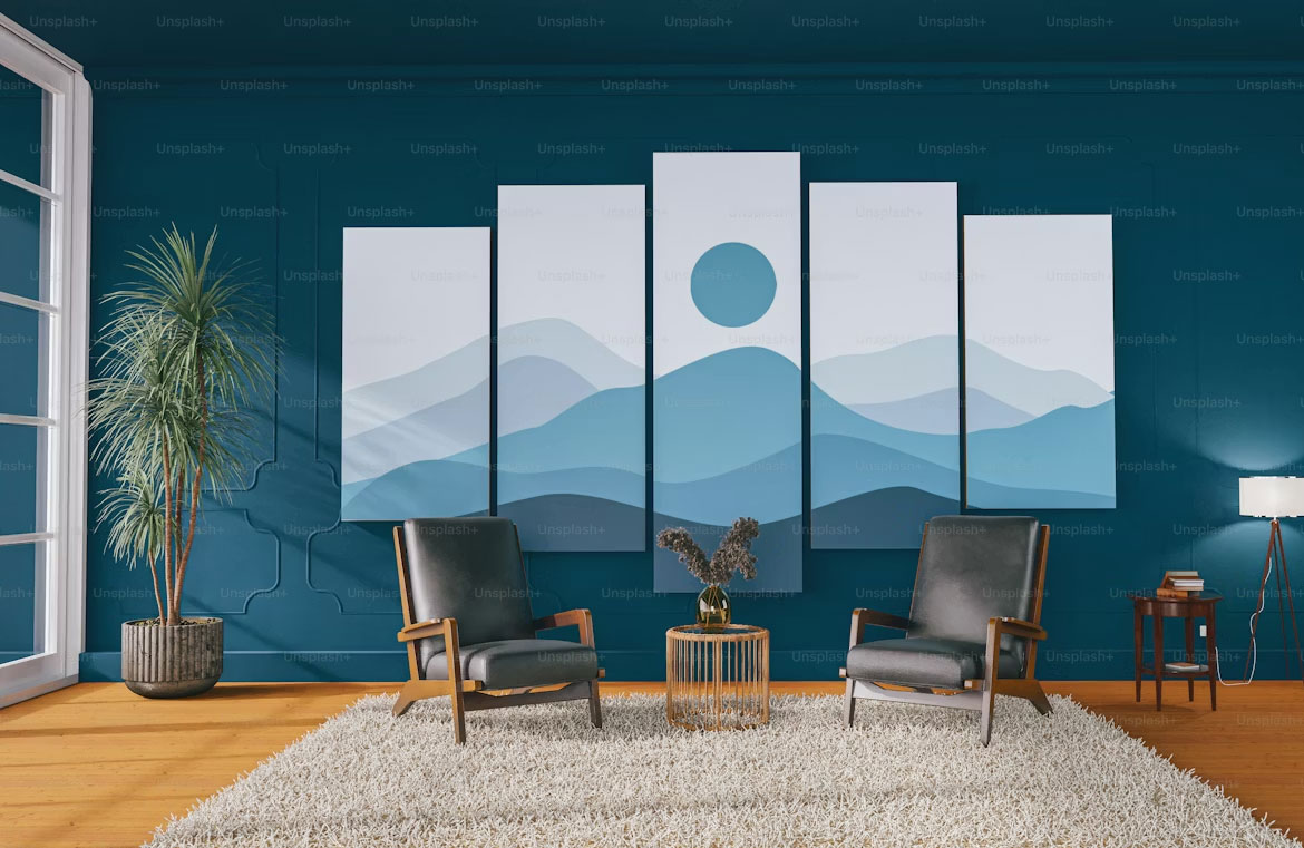 Canvas paintings vs digital wall art comparison